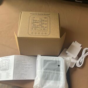 Smart Air Quality Monitor with Accessories